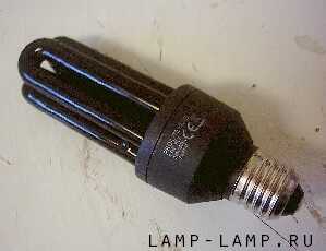 Prolite 15w Blacklight Compact Fluorescent Lamp with ES cap