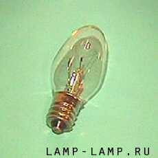 230v 7w nightlight bulb with E12 cap