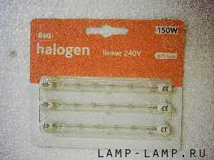 B&Q K28 240v 150w 117.5mm Tungsten Halogen Lamps
