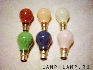 GE 240v 24w Coloured Lamps