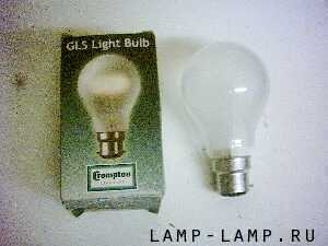 Crompton 240v 100w Filament Lamp with Pearl Bulb and BC Cap
