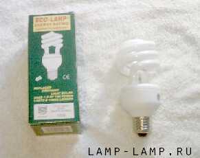 Ecolamp Spiral CFL Lamp with ES cap