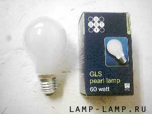 GET 240v 60w GLS lamp with Pearl Bulb