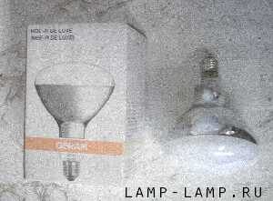 Osram 125w HQLR Mercury Reflector Lamp