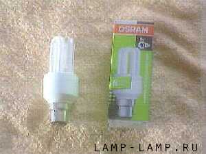 Osram 8w Compact Fluorescent Lamp with BC cap