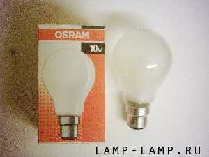 Osram 240v 10w Night Light Lamp with BC Cap