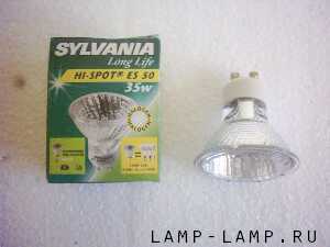 Sylvania 240v 35w Hi-Spot ES50 GU10 Halogen Dichroic Lamp