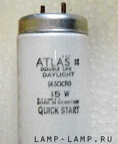 Atlas 18 inch 15w T12 Fluorescent Tube